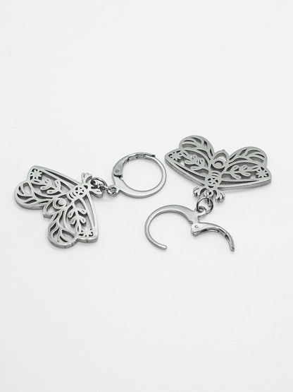 Earthbound Moth Earrings