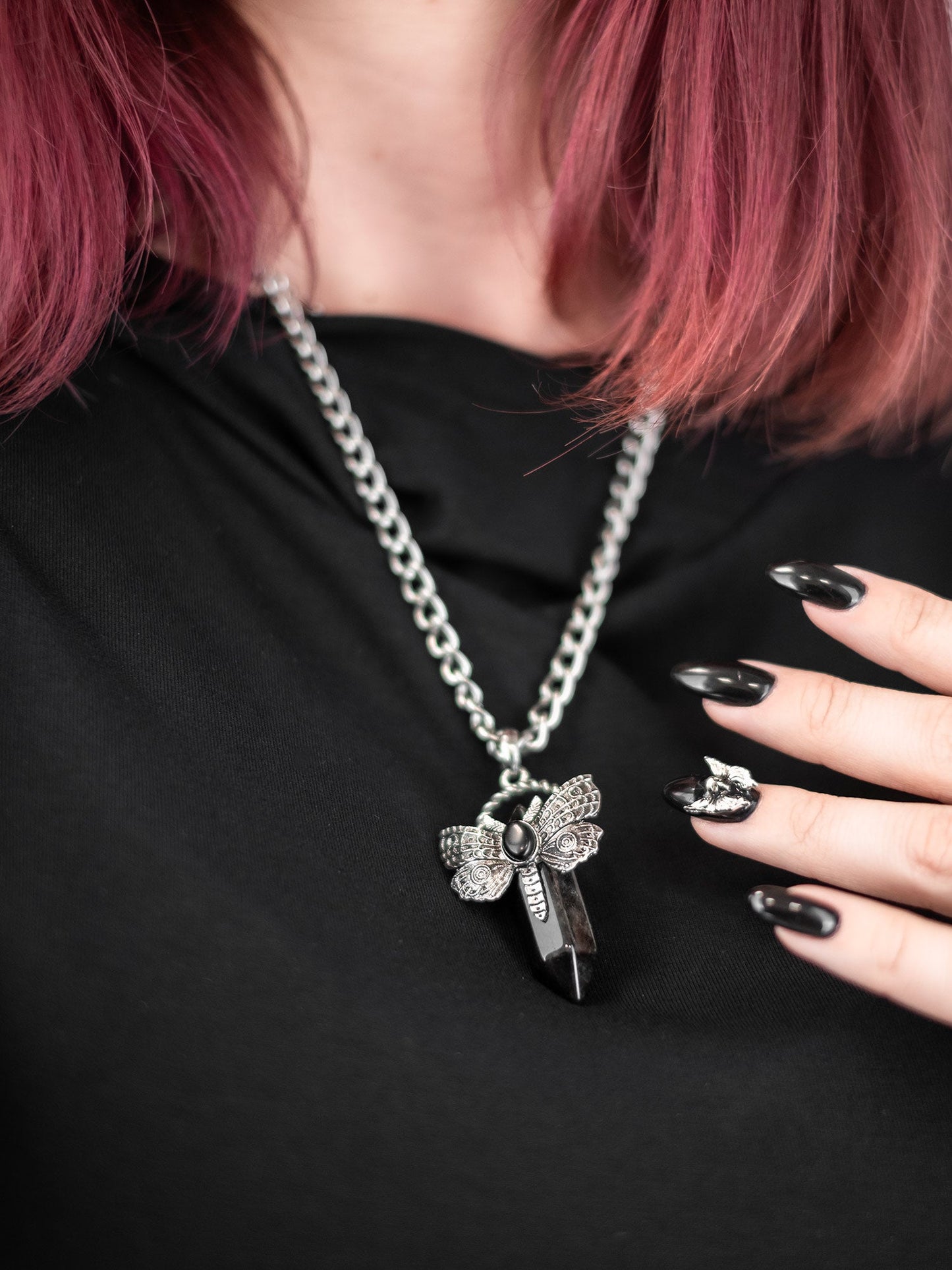 Vortex Obsidian Necklace