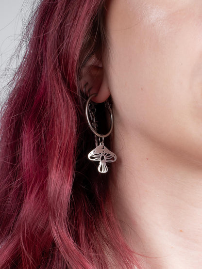 Folk Mushroom Earrings