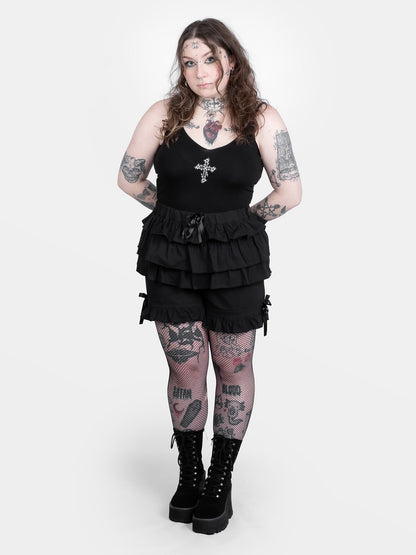 Haunted Cross Crop Top