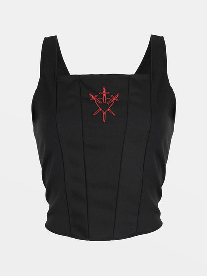 Three of Swords Corset Top