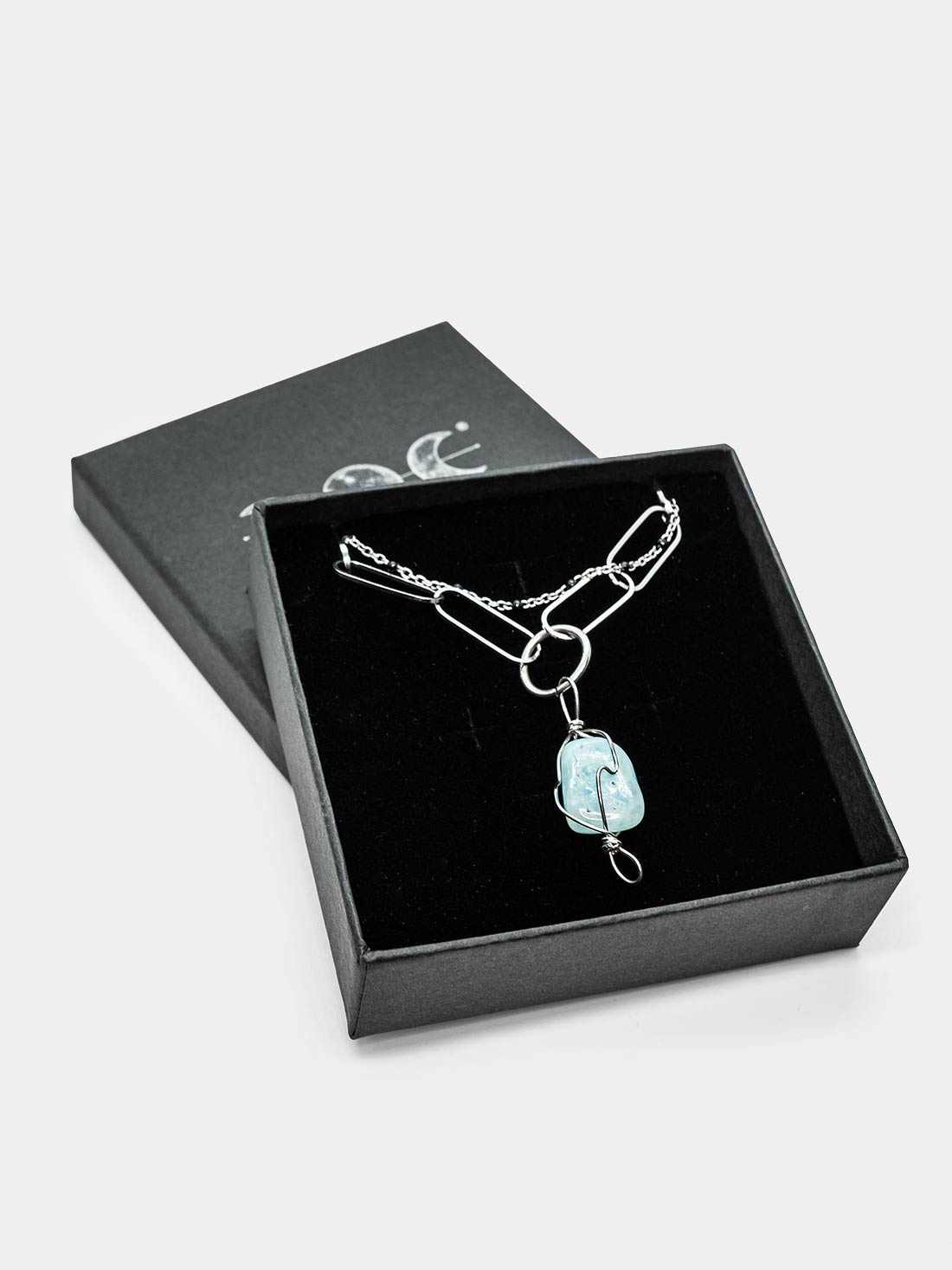 Skye Set of Necklaces with Blue Quartz