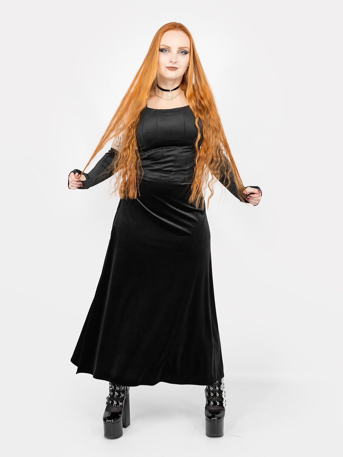 Conjure Velvet Corset Top