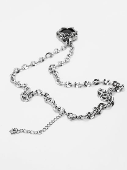Eternity Obsidian Necklace