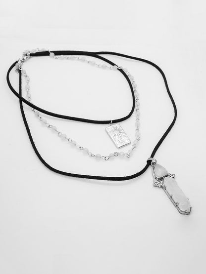 Lunestia Quartz Necklace Set