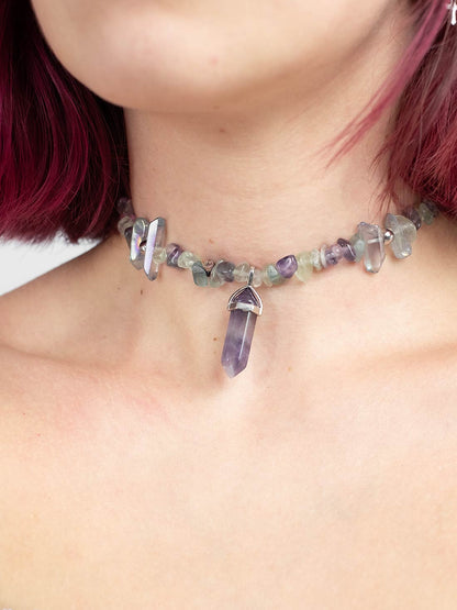 Nightbloom Gemstone Choker