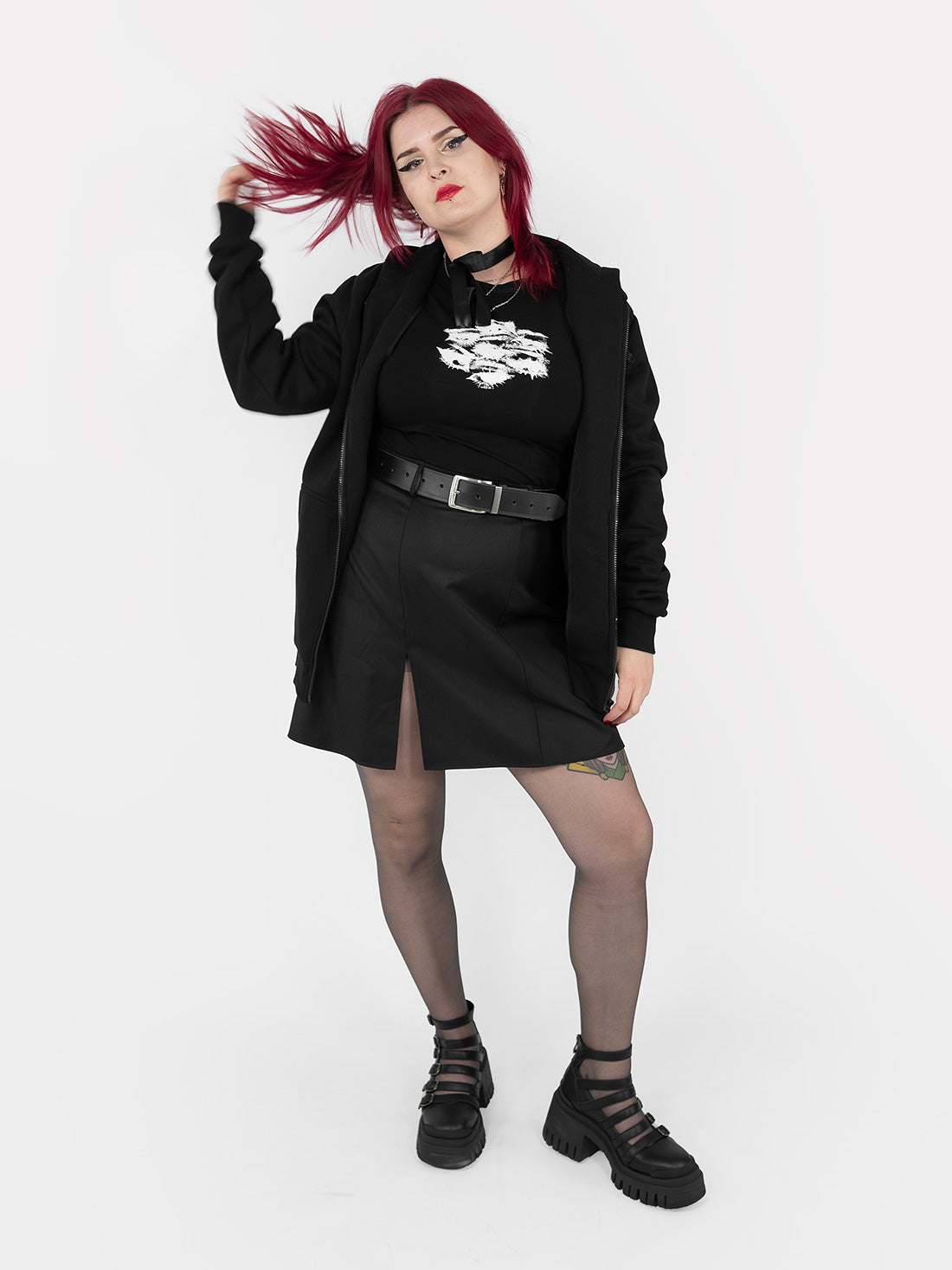 The Lovers Zipped Hoodie