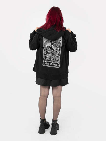 The Lovers Zipped Hoodie