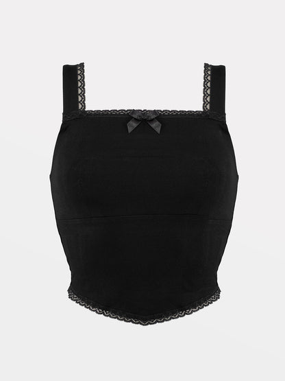 Devotion Lace Up Crop Top