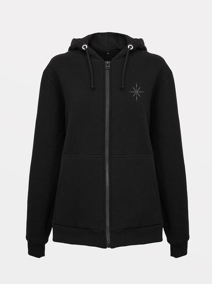 The Lovers Zipped Hoodie