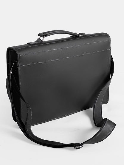 Dungeon Leather Messenger Bag