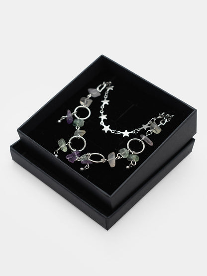 Fairytale Fluorite Double Necklace