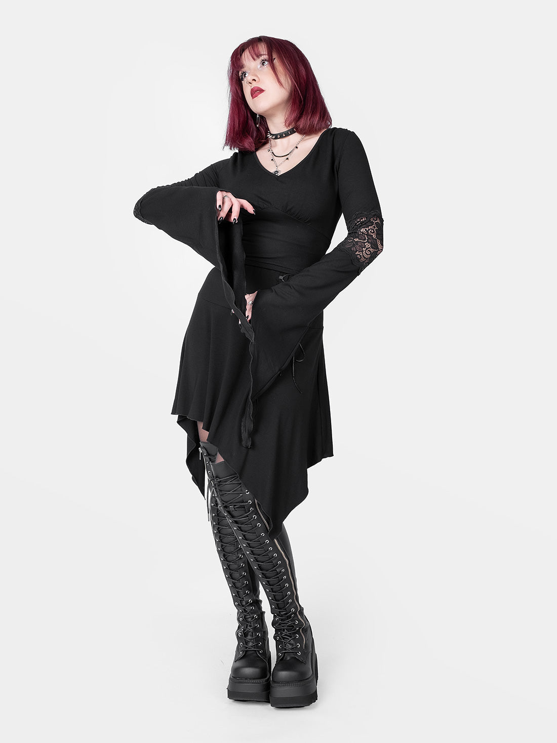 Morgana Lace Wide Sleeve Blouse