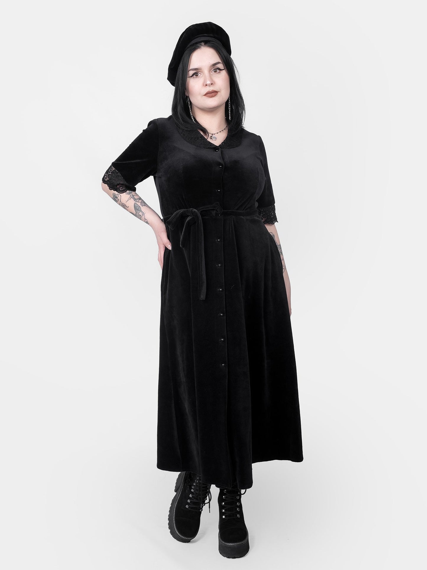 Cotton Velvet Beret