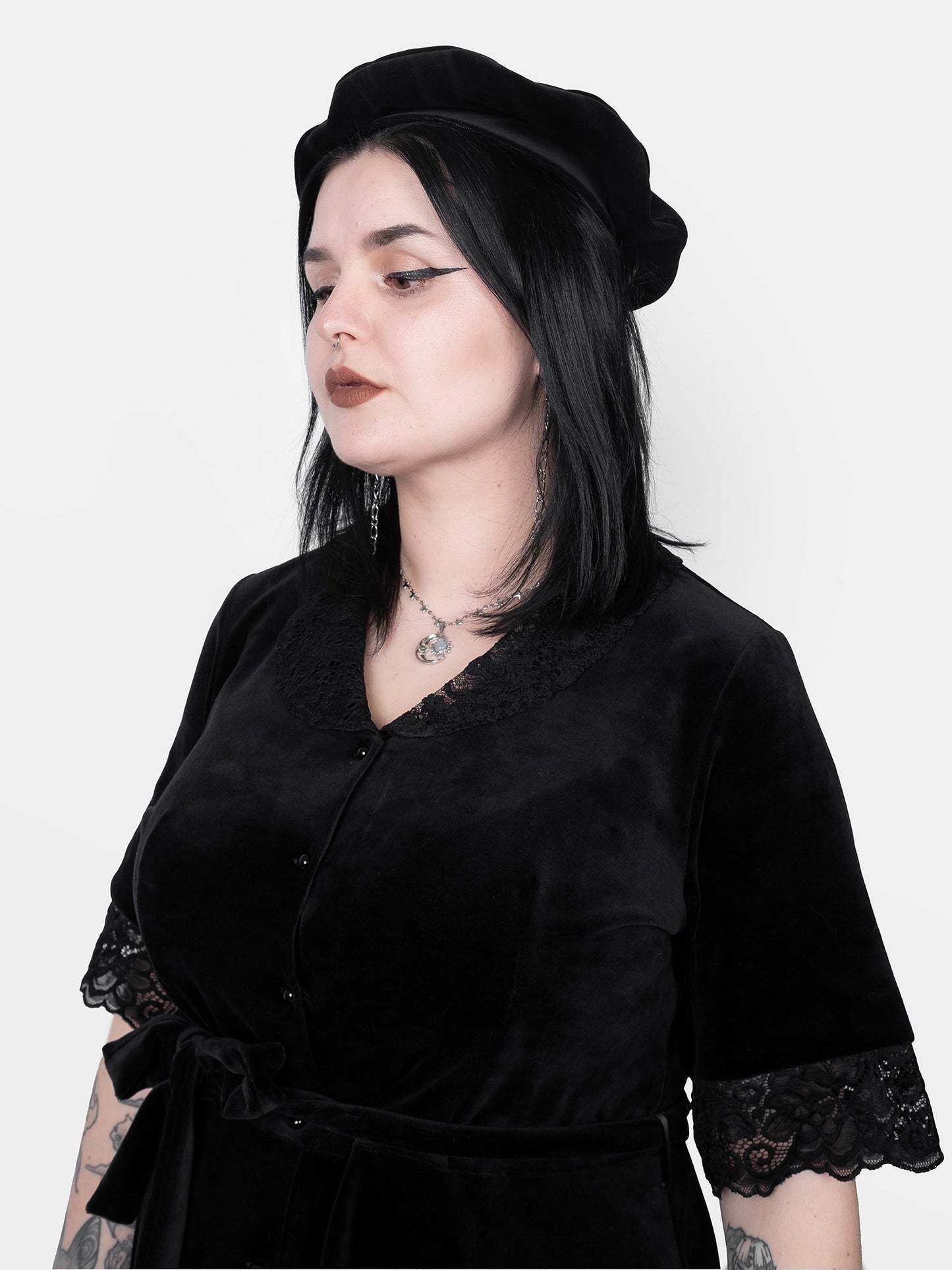 Cotton Velvet Beret