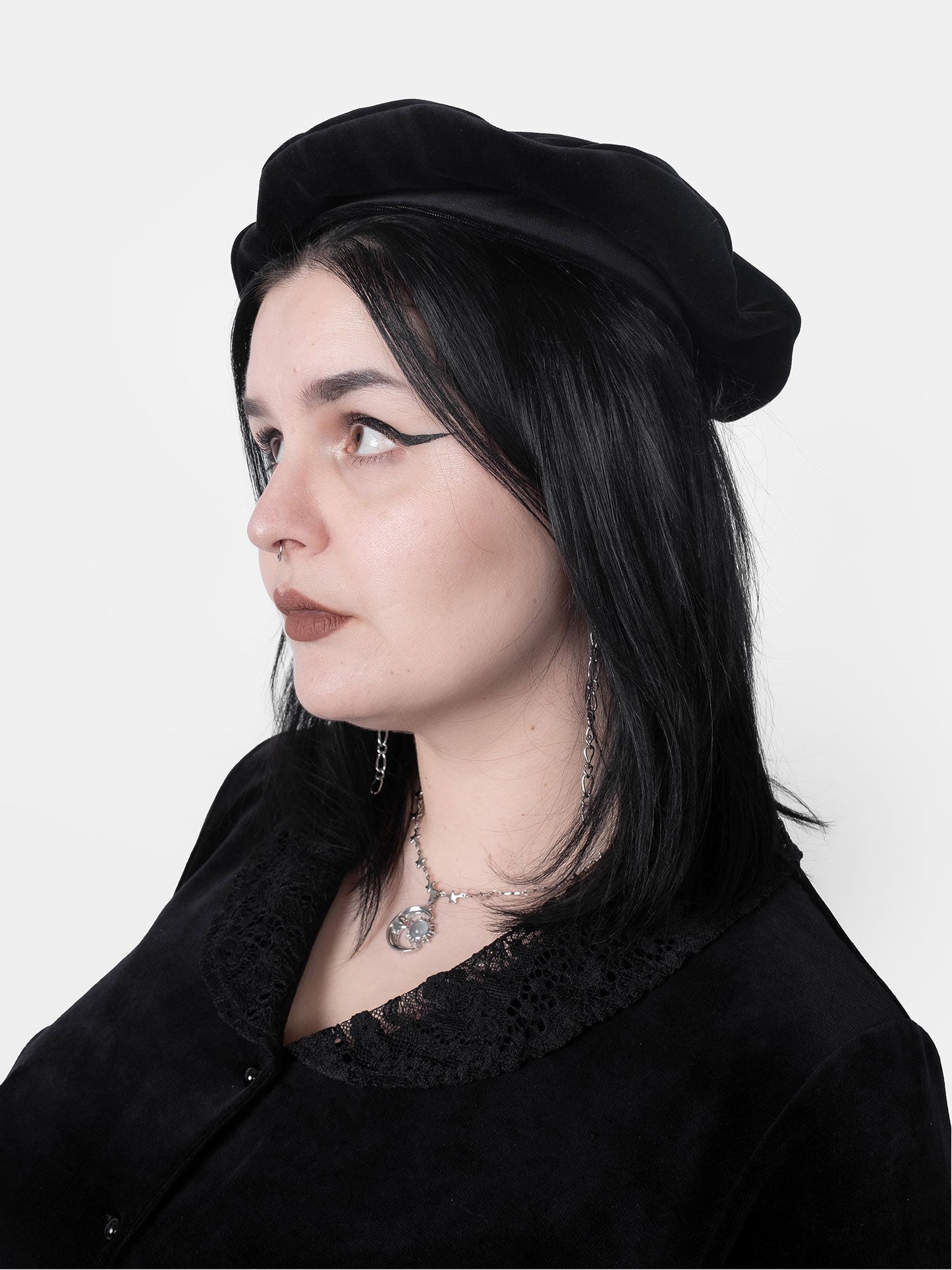 Cotton Velvet Beret