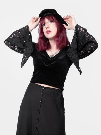 Cotton Velvet Beret