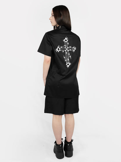 Damnation Cross Black Shirt