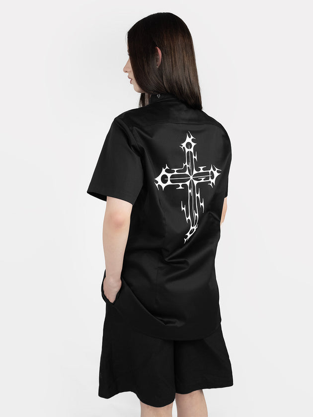 Damnation Cross Black Shirt