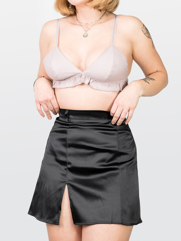 Blush Linen Bra