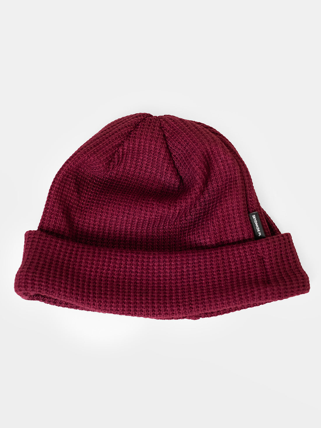 Burgundy Knitted Beanie