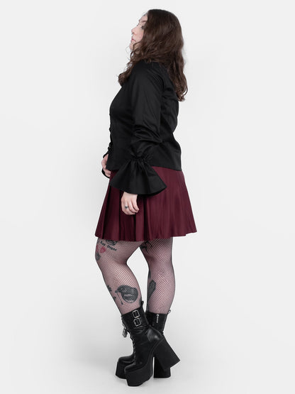 Burgundy Tennis Skirt