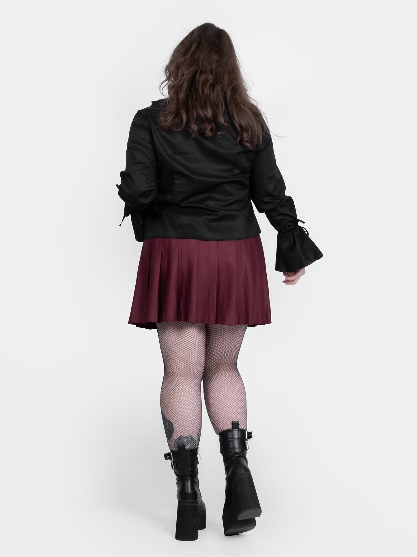 Burgundy Tennis Skirt