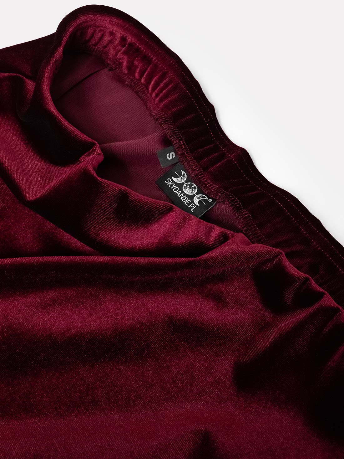 Hestia Velvet Burgundy Midaxi Skirt