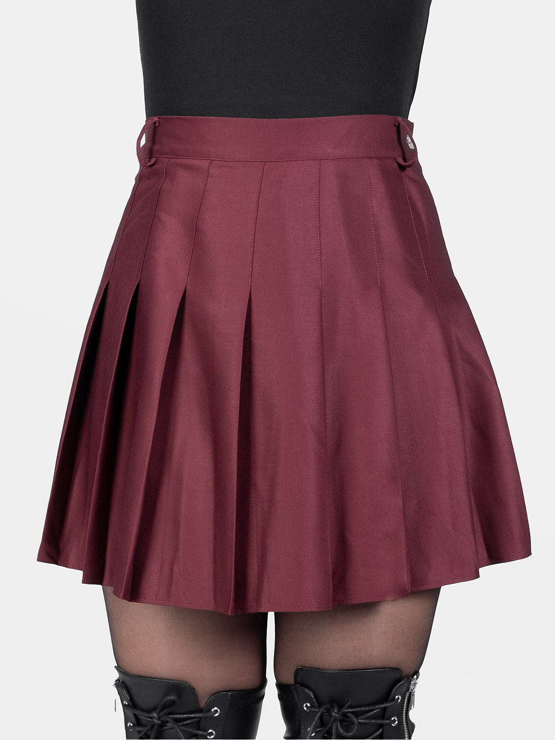 Burgundy Tennis Skirt