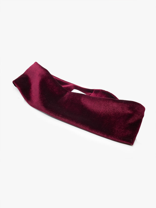 Blair Burgundy Velvet Hairband