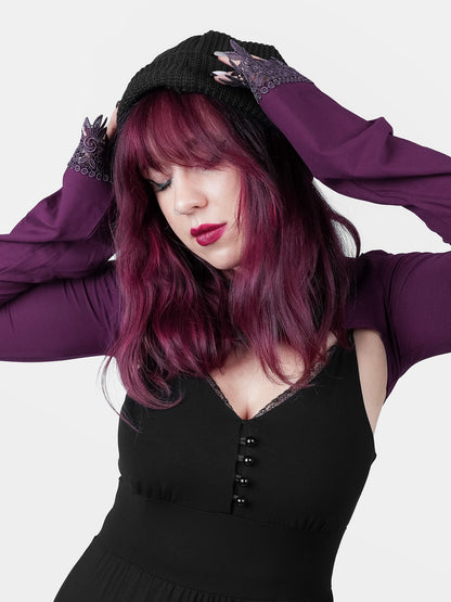 Black Knitted Beanie