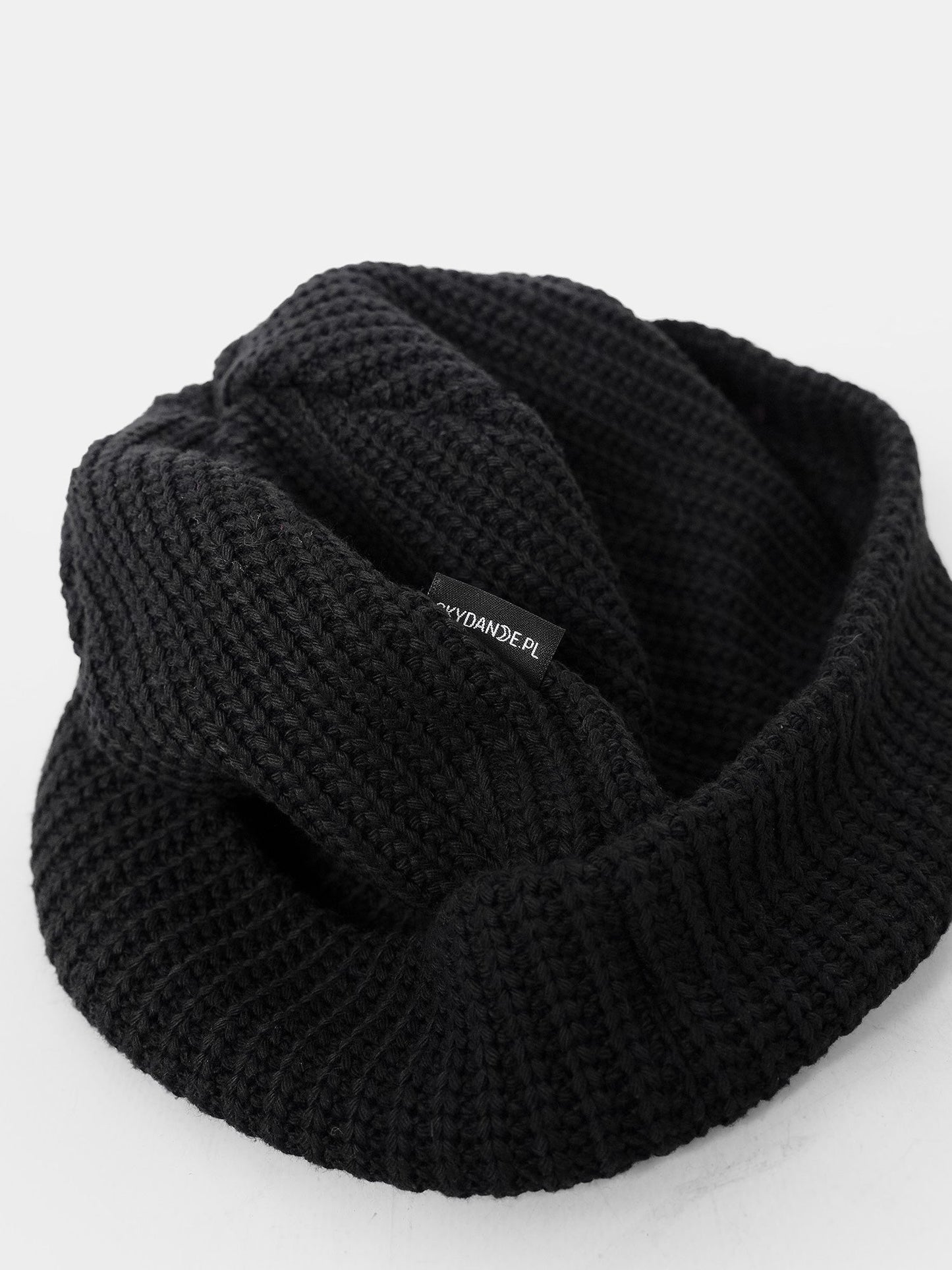 Black Knitted Beanie