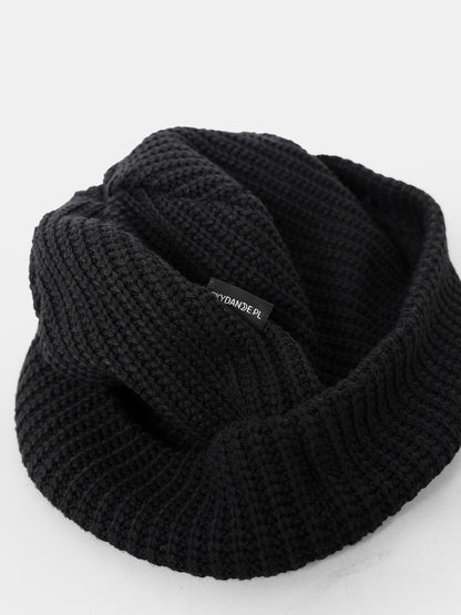 Black Knitted Beanie