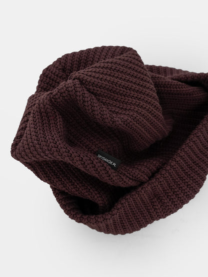 Brown Knitted Beanie