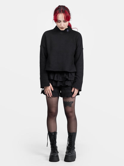 Astrid Cropped Turtleneck