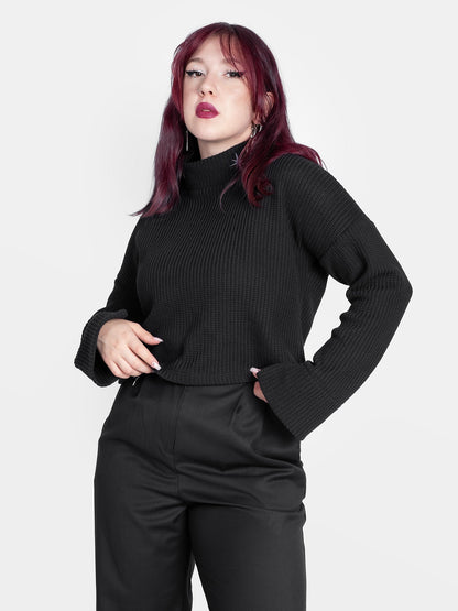 Astrid Cropped Turtleneck