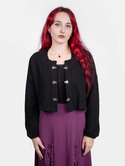 Mazzie Silver Clasp Cardigan