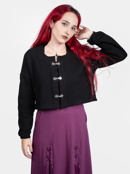 Mazzie Silver Clasp Cardigan