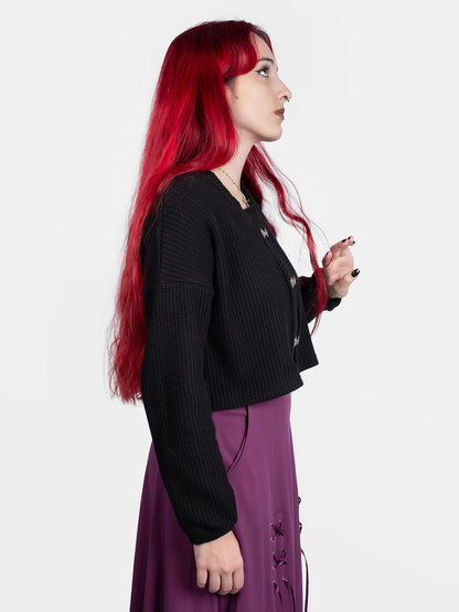 Mazzie Silver Clasp Cardigan