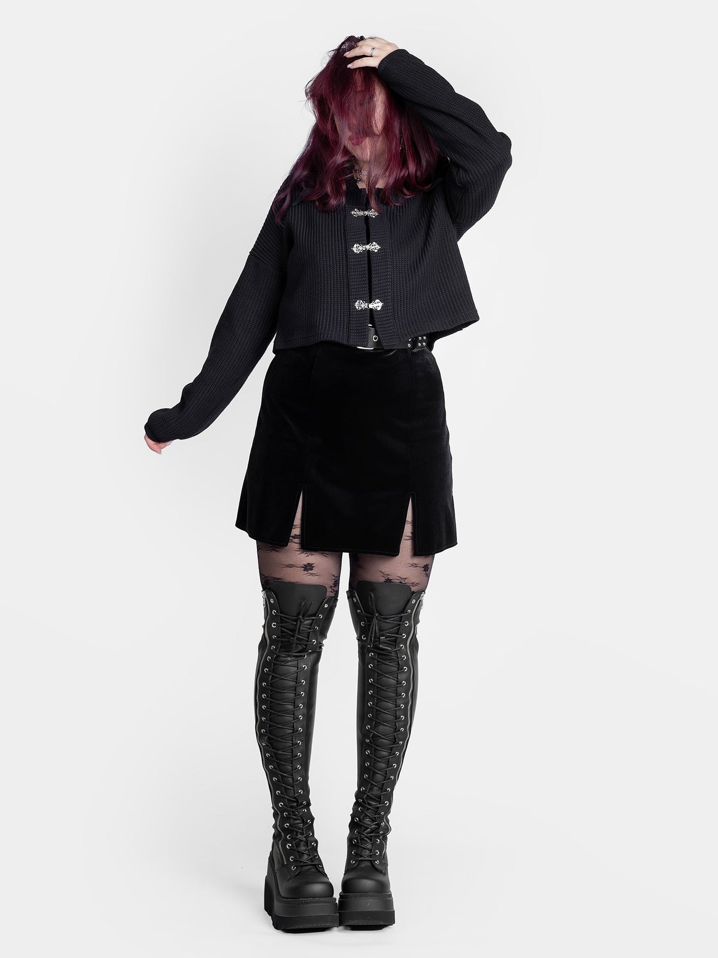 Mazzie Silver Clasp Cardigan