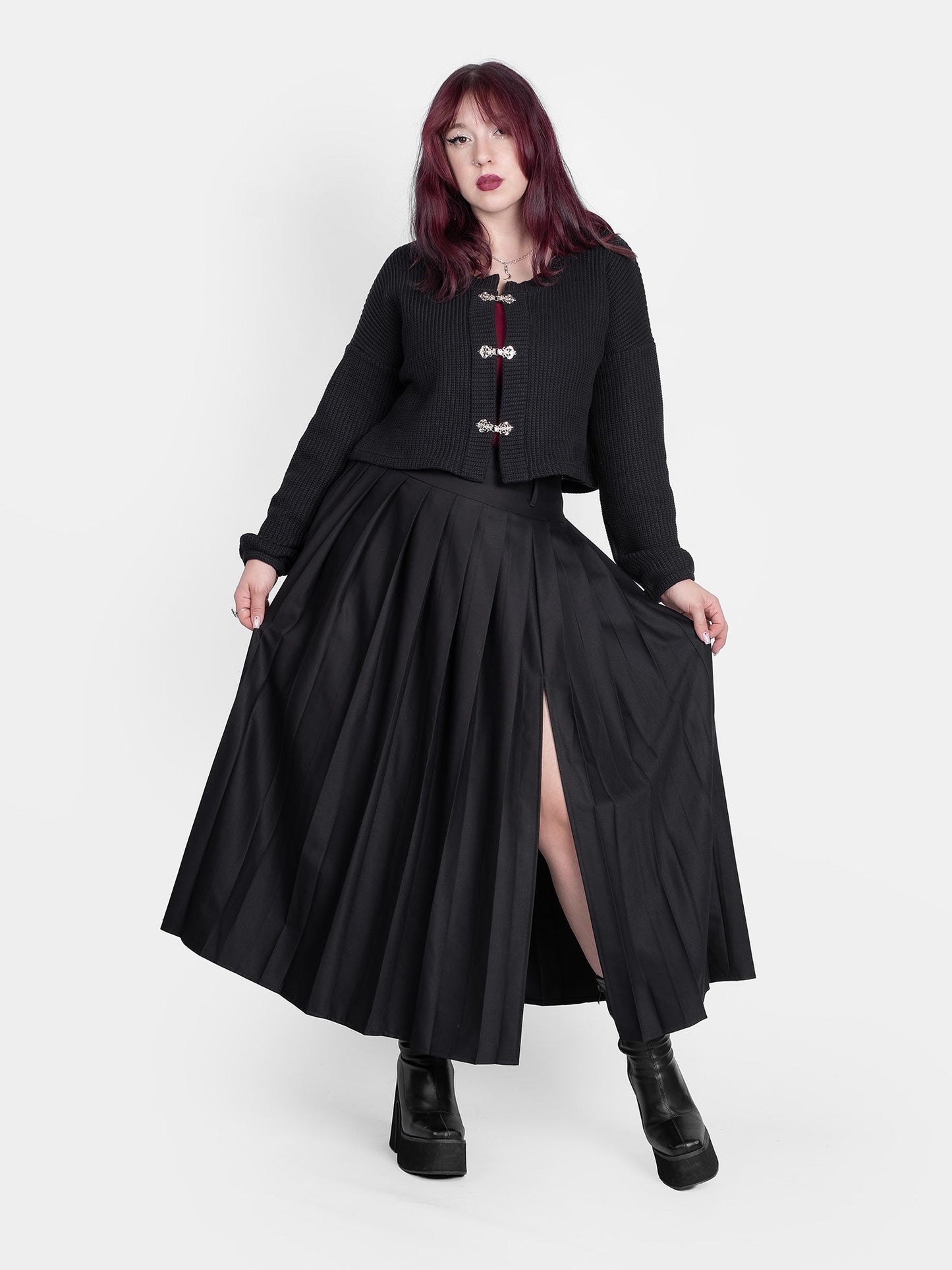 Mazzie Silver Clasp Cardigan