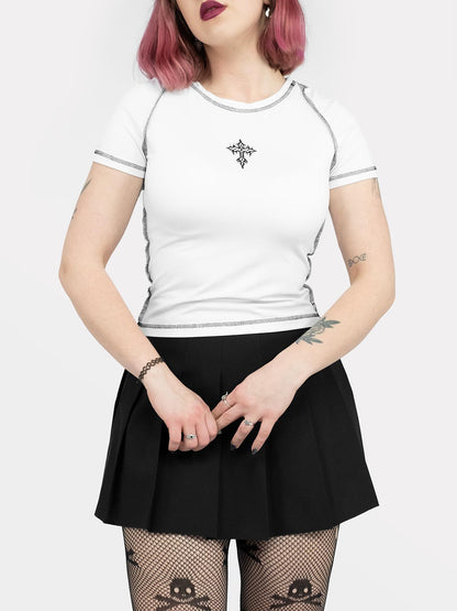 Holy Embroidery Baby top