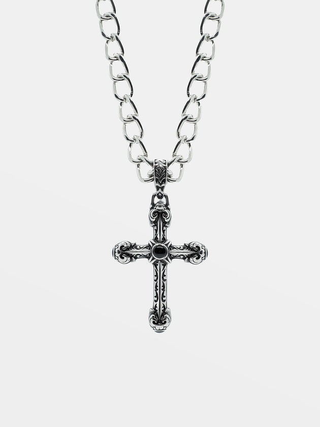 Crucifix Long Cross Necklace