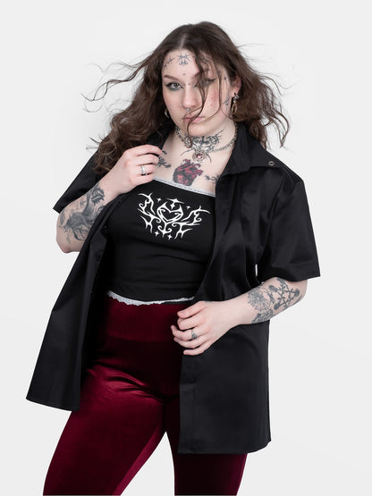 Damnation Cross Black Shirt