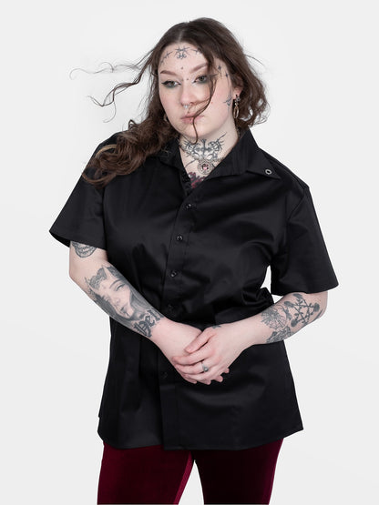 Damnation Cross Black Shirt