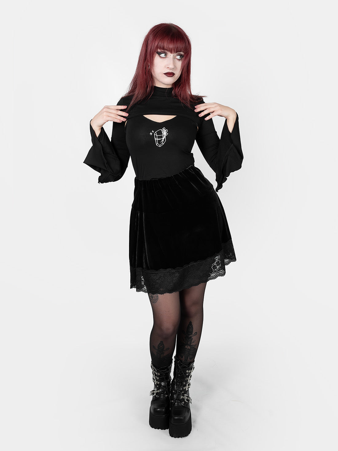 Nixie Gemstone Crop Top