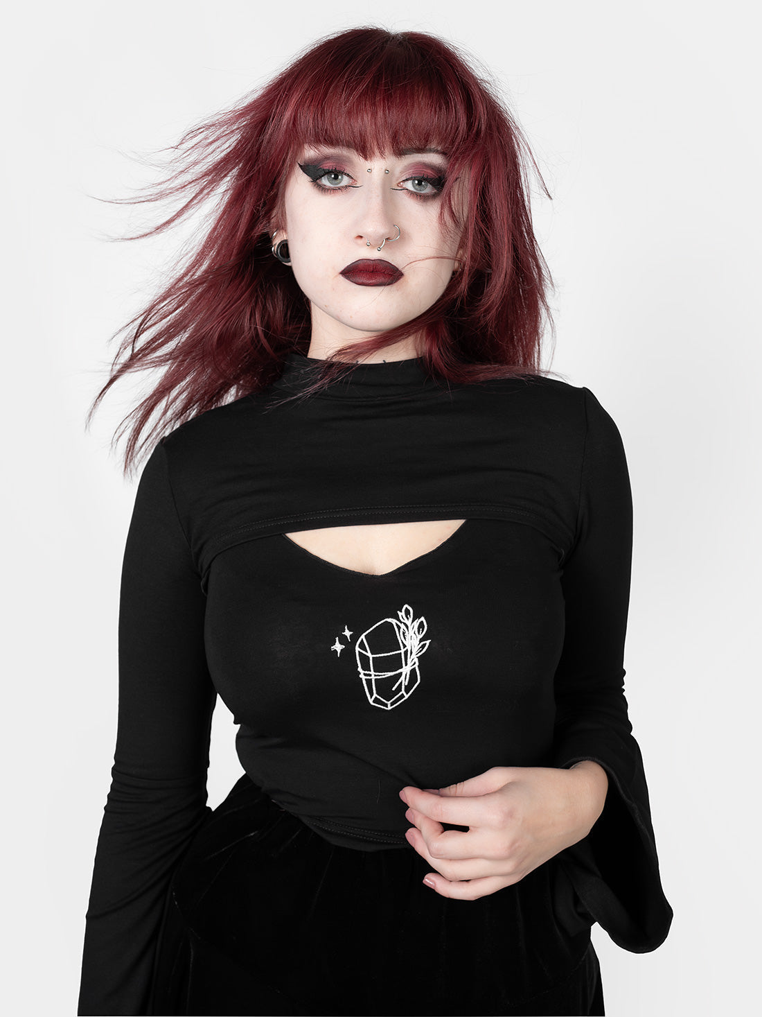 Nixie Gemstone Crop Top