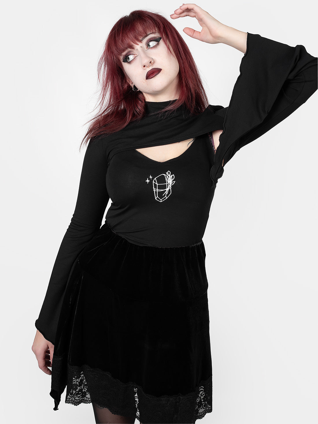 Nixie Gemstone Crop Top