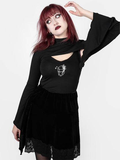 Nixie Gemstone Crop Top