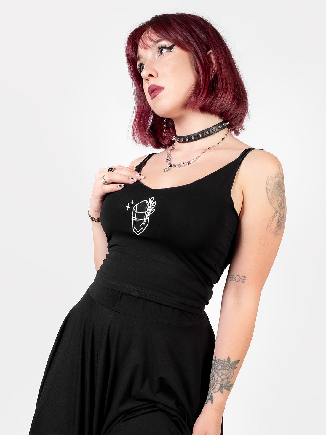 Nixie Gemstone Crop Top